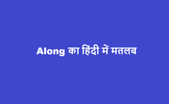 along meaning in hindi