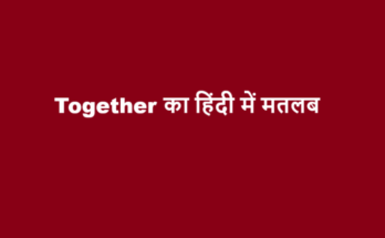 together meaning in hindi